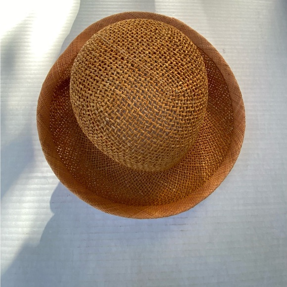 Grevi Mode Firenze‎ Italy Vintage Orange Straw Hat - Picture 7 of 10
